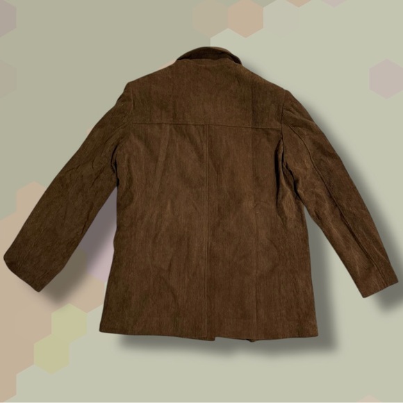 NWT Women’s Winter Brown Corduroy Blazer Jacket - Picture 2 of 6